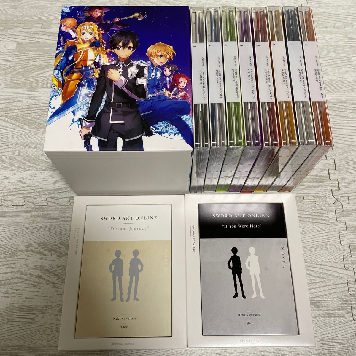 ソードアート・オンライン アリシゼーション 完全生産限定版 Blu-ray BOX付 特典小説2冊付 全8巻セット 全巻セット SAO 川原礫 abec ソードアート・オンライン アリシゼーション 完全生産限定版 Blu-ray BOX付 特典小説2冊付 全8巻セット 全巻セット SAO 川原礫 abec