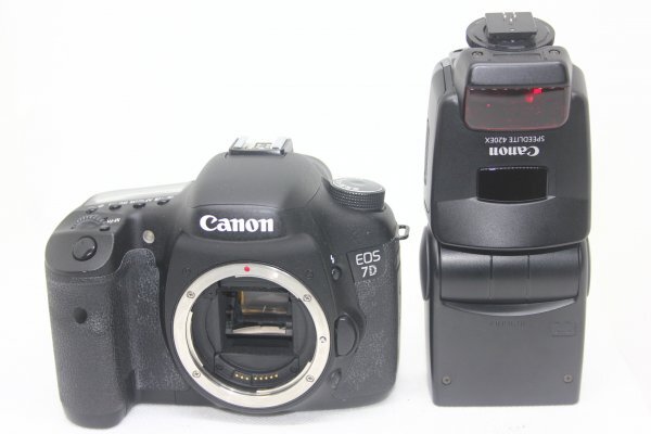 【まとめ売り】Canon デジタル一眼レフカメラ EOS 7D＋スピードライト 420EX #3345-237_画像2