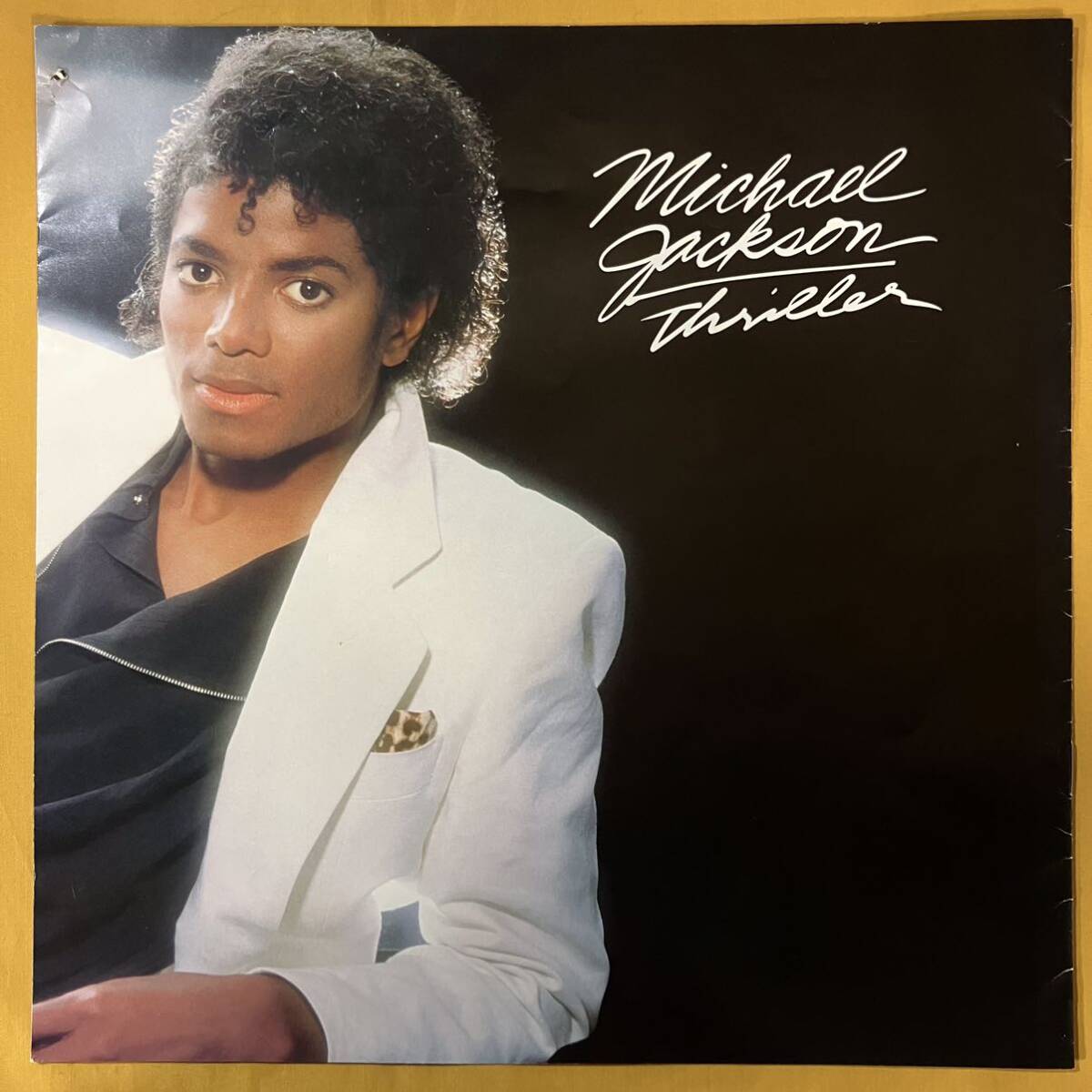 マイケル・ジャクソン Michael Jackson 帯付き 見開きジャケ / スリラー Thriller 253P-399 LP レコード アナログ盤の画像4