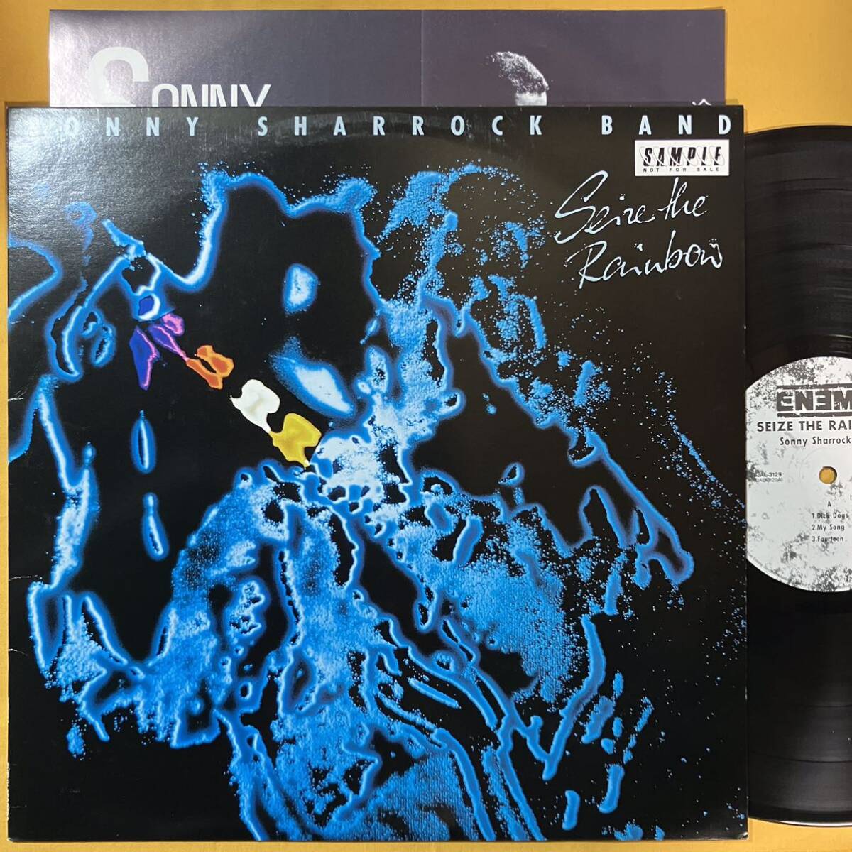 美盤 見本盤 ソニー・シャーロック・バンド Sonny Sharrock Band / シーズ・ザ・レインボウ Seize The Rainbow 28JAL-3129 LP レコードの画像1