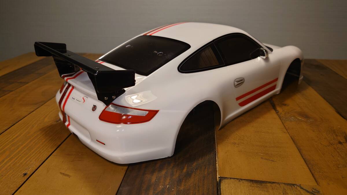 タミヤ RCカー ラジコン SP.1336 1/10RC ポルシェ911 GT3 カップカー タイプ997 スペアボディ 塗装済み 中古品の画像2