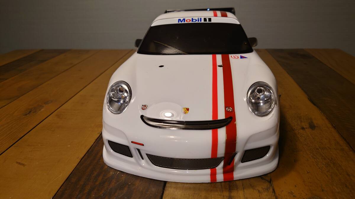 タミヤ RCカー ラジコン SP.1336 1/10RC ポルシェ911 GT3 カップカー タイプ997 スペアボディ 塗装済み 中古品の画像3