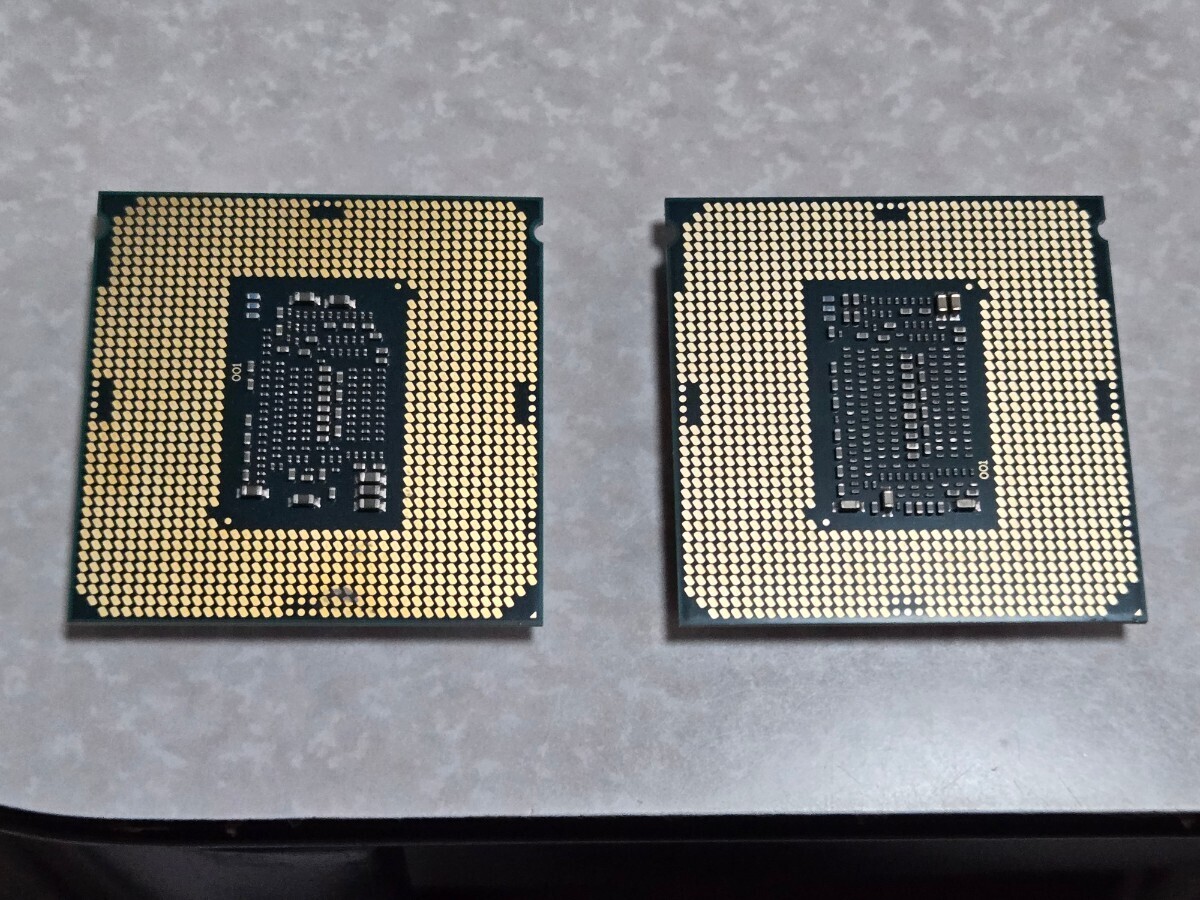 CPU Intel Xeon E-2124 １枚 Xeon E3-1225V6 １枚の２枚セット 送料込みの画像2