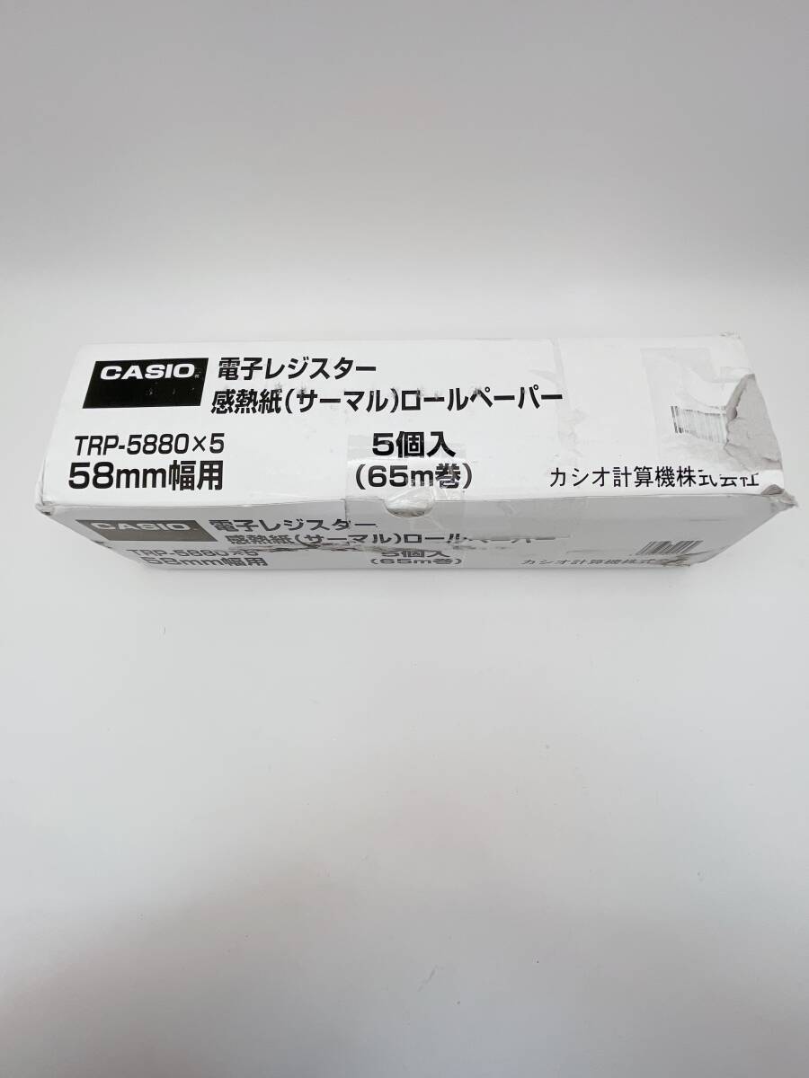 CASIO Casio electron resistor 58mm width for thermo‐sensitive paper roll paper 5 piece insertion TRP-5880×5 (I0734)