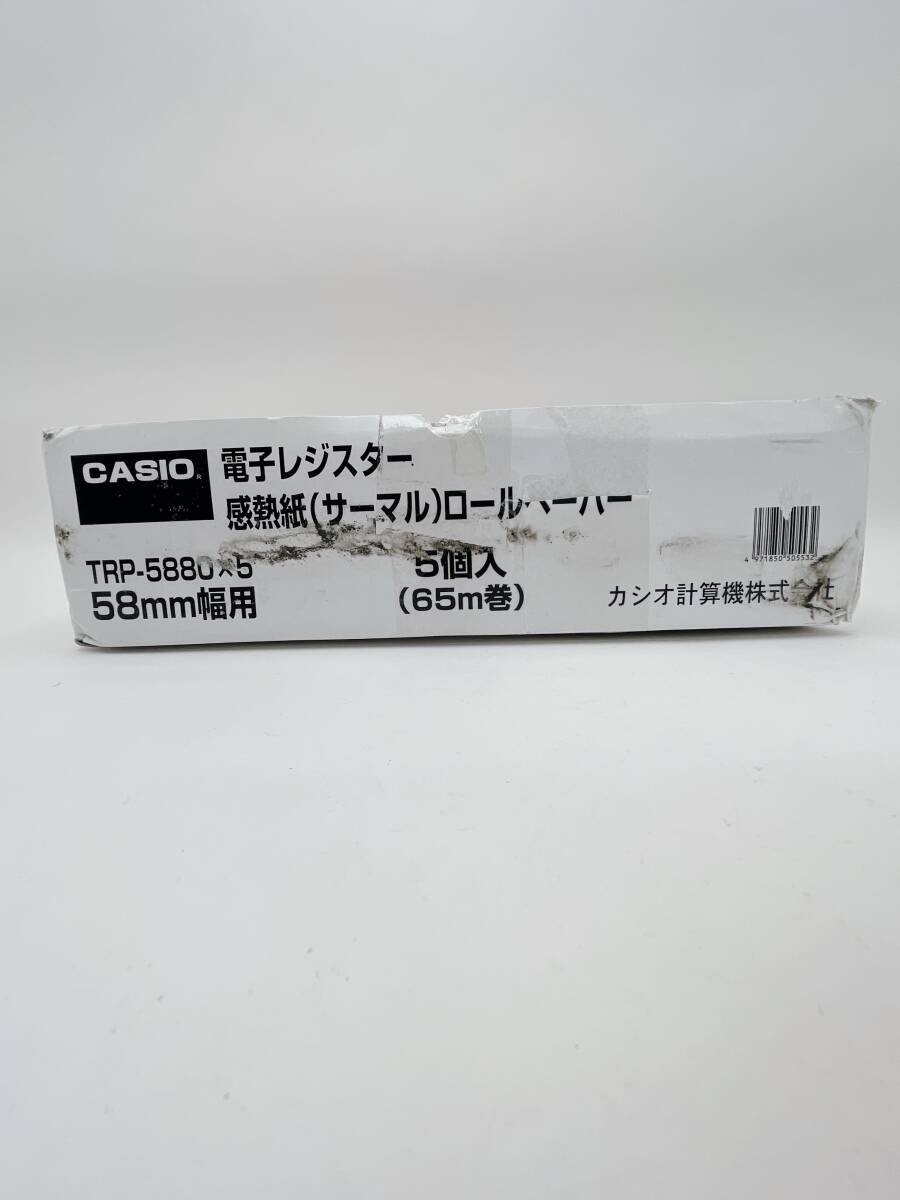 CASIO Casio electron resistor 58mm width for thermo‐sensitive paper roll paper 5 piece insertion TRP-5880×5 (I0734)