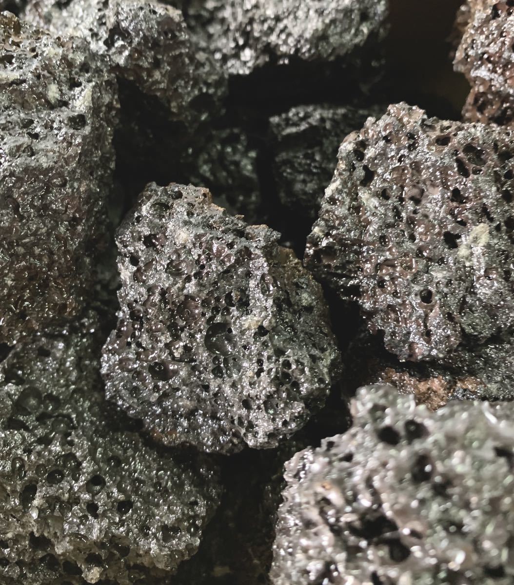 高濾過 溶岩石 3kg 50-100㎜ 黒 水槽 アクアリウム パルダリウム 水槽の画像4
