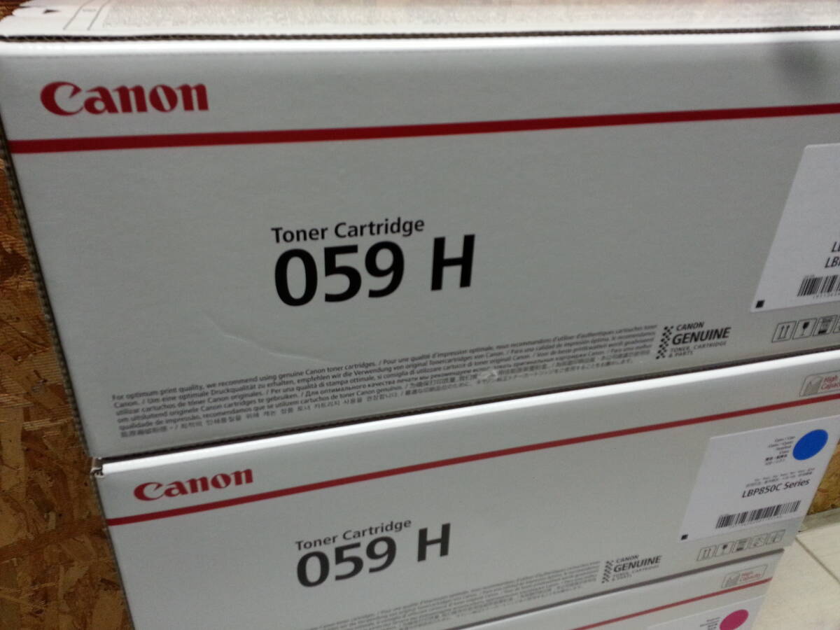 Canon キャノン 純正 トナーカートリッジ 059H 3色セット シアン/マゼンダ/イエロー 新品未使用の画像2