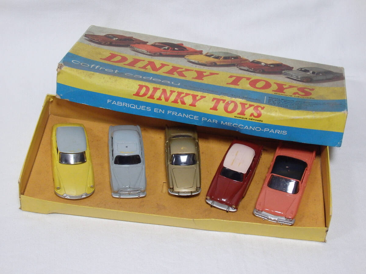 G52210 ディンキートイズ DINKY TOYS coffret cadeau 5 VOITURES DE TOURISME 503 ミニカー 5台セット 箱付き ※ジャンクの画像1