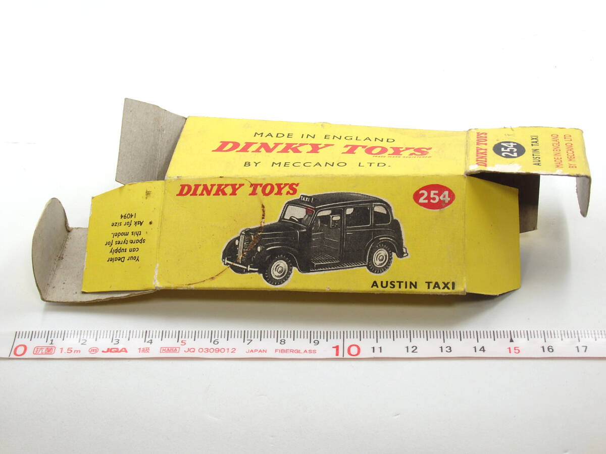 G4-107 ミニカーの空箱 ディンキートイズ DINKY TOYS 254 AUSTIN TAXI オースチン・タクシーの画像2
