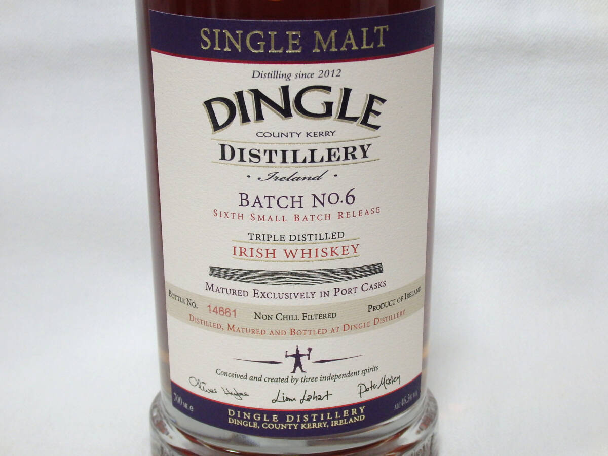 G52863【未開栓】DINGLE BATCH NO.6 ディングル バッチ 700ml 46.5度の画像4