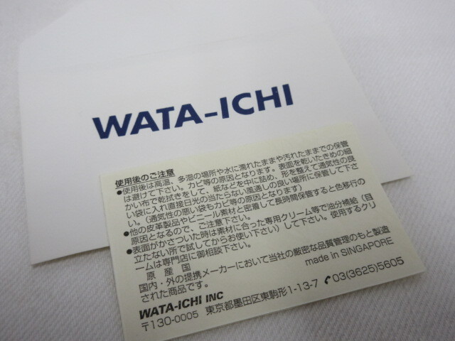 M49604 WATA-ICHI ワタイチ クロコダイル ミニショルダー ポーチ クラッチバッグ 3WAY グレー系_画像9