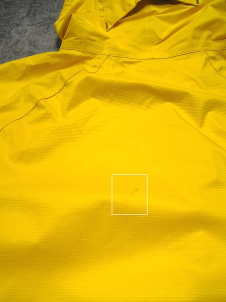 fa INTRAC ever breath photo n jacket * men's M size / yellow color / yellow / waterproof / stretch / mountain parka / thin /finetrack