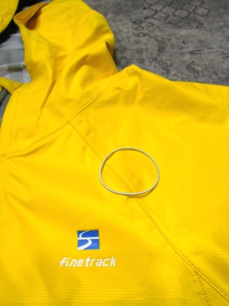 fa INTRAC ever breath photo n jacket * men's M size / yellow color / yellow / waterproof / stretch / mountain parka / thin /finetrack