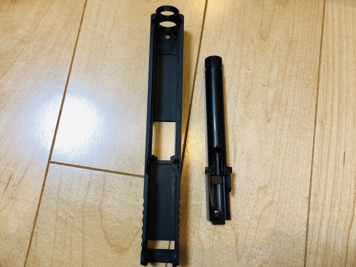 東京マルイ glock17 gen4 GBB 用 カスタム スライド アウターバレル セット guarder DETNERTER グロック グロック17 g17 Glock マルイの画像5