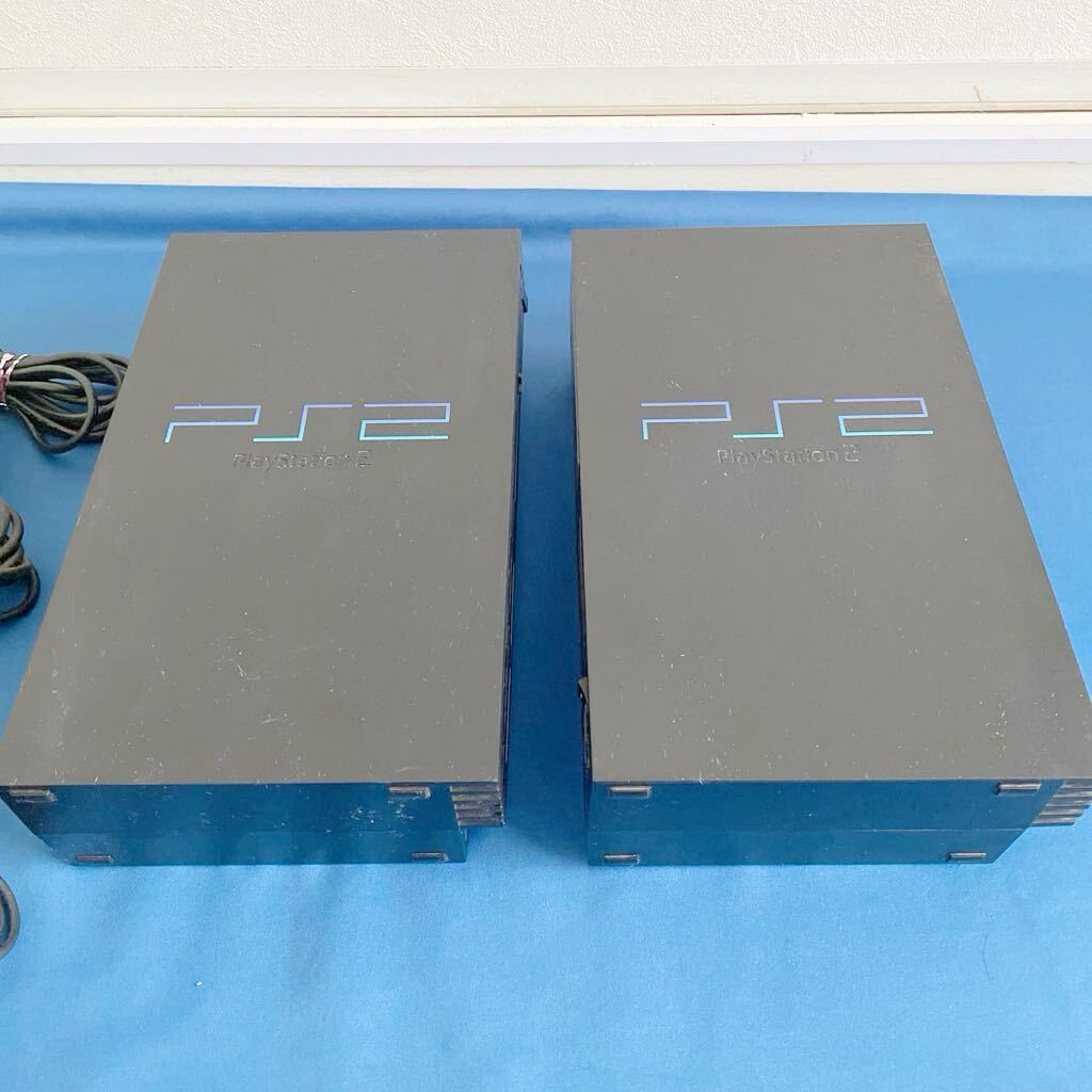 動作品 SONY プレステーション2 PS2 SCPH-30000 本体2台 コントローラー 他の画像3