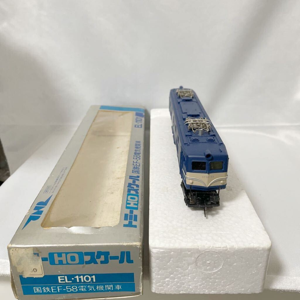 TOMY HO SCALE 鉄道模型 トミーHO スケール 国鉄EF-58 電気機関車 EL・1101 保管品の画像3