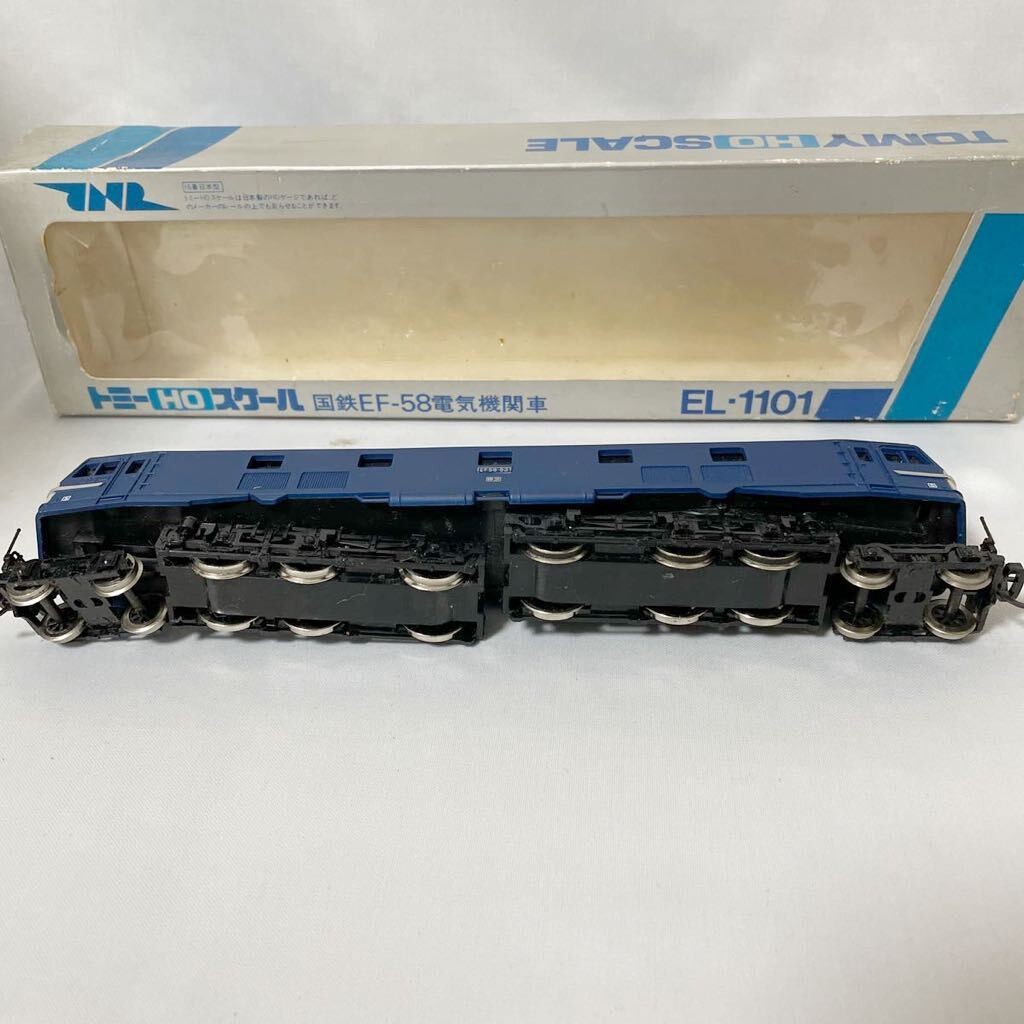 TOMY HO SCALE 鉄道模型 トミーHO スケール 国鉄EF-58 電気機関車 EL・1101 保管品_画像4