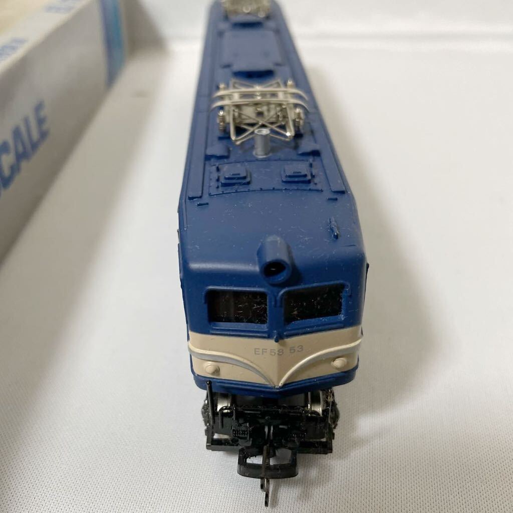 TOMY HO SCALE 鉄道模型 トミーHO スケール 国鉄EF-58 電気機関車 EL・1101 保管品_画像9