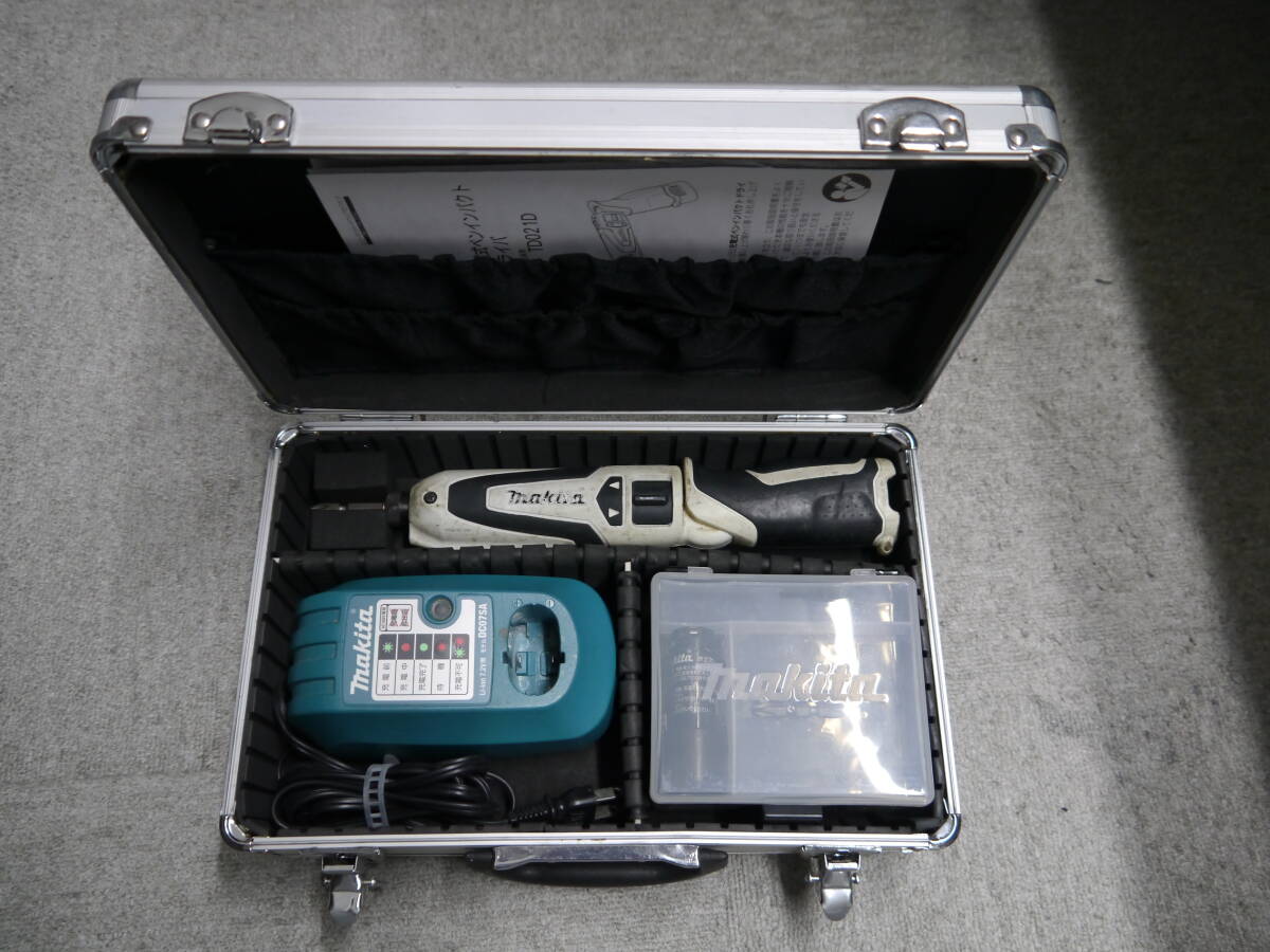  Makita rechargeable pen impact driver TD021DSW secondhand goods 