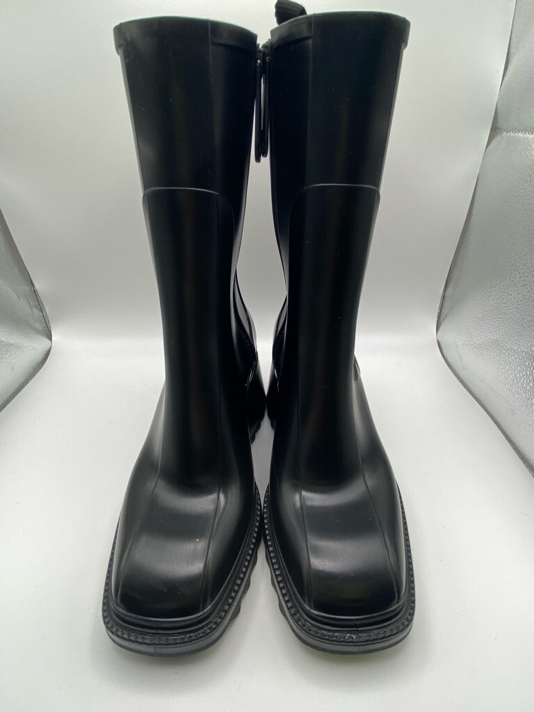 1 jpy ~ A-1 80 Chloe Chloe rain boots boots long boots size 38 black Bettybeti heel Raver 