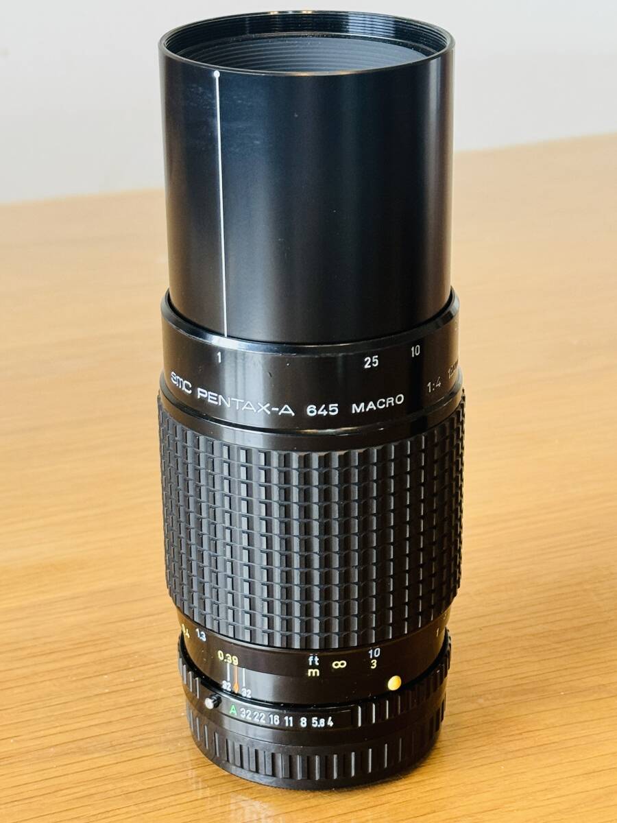 良品　SMC PENTAX-A 645 120mm F4 MACRO　前後キャップ付き　ペンタックス_画像5