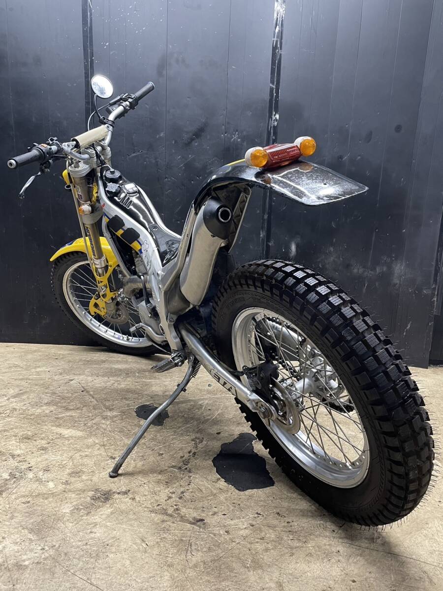 ベータ テクノ250 ？㎞ エンジン実働 250㏄ モトクロス 山林 コンペモデル 大阪より 売り切り KLX KLE オフロードの画像5