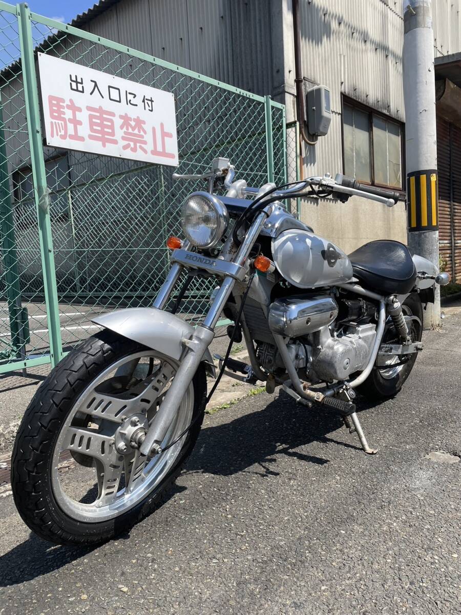 ホンダ マグナ50 AC13 3248㎞ エンジン実働 50㏄ 通勤・通学などに 書類あり 大阪より 売り切り カスタムの画像4