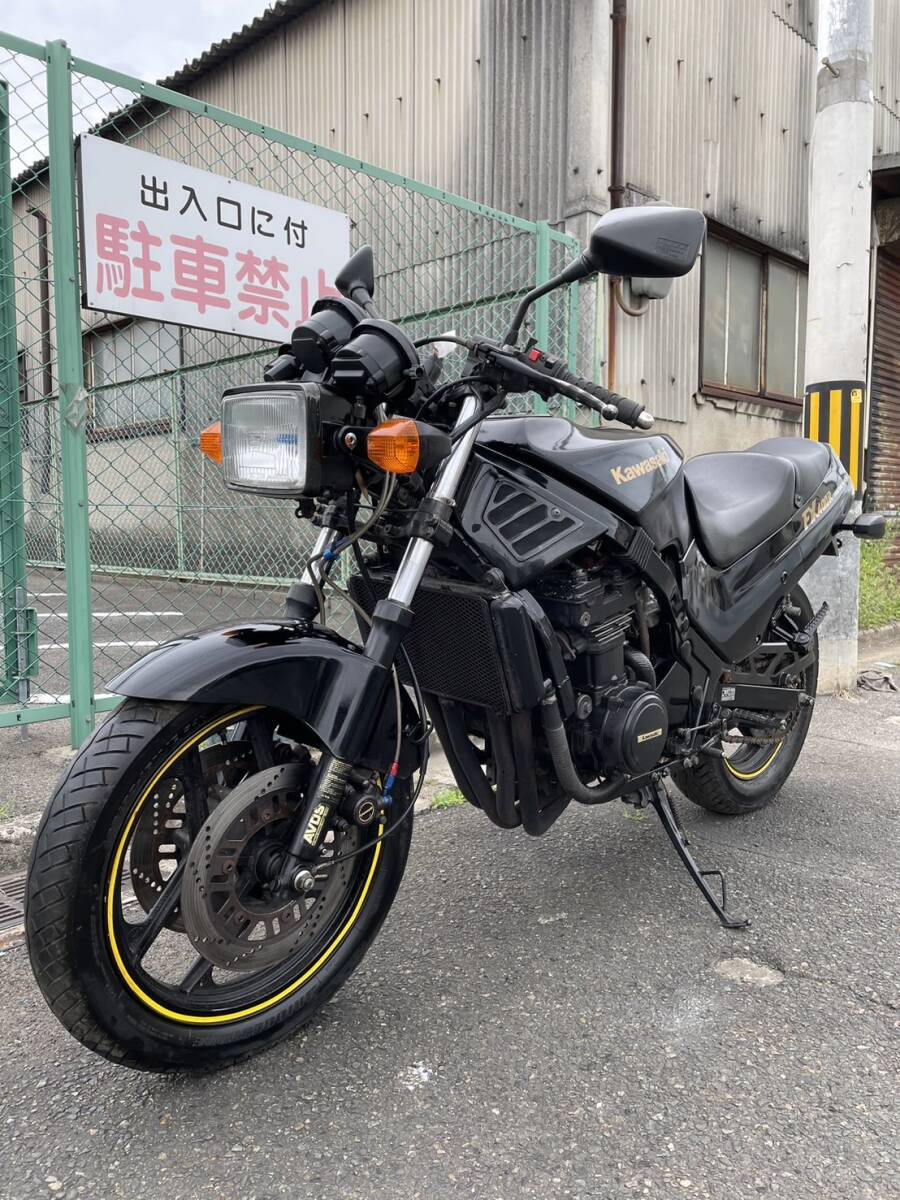  Kawasaki FX400R ZX400D 16320km engine actual work 400.S63 year registration commuting * going to school etc. document equipped from Osaka selling out 