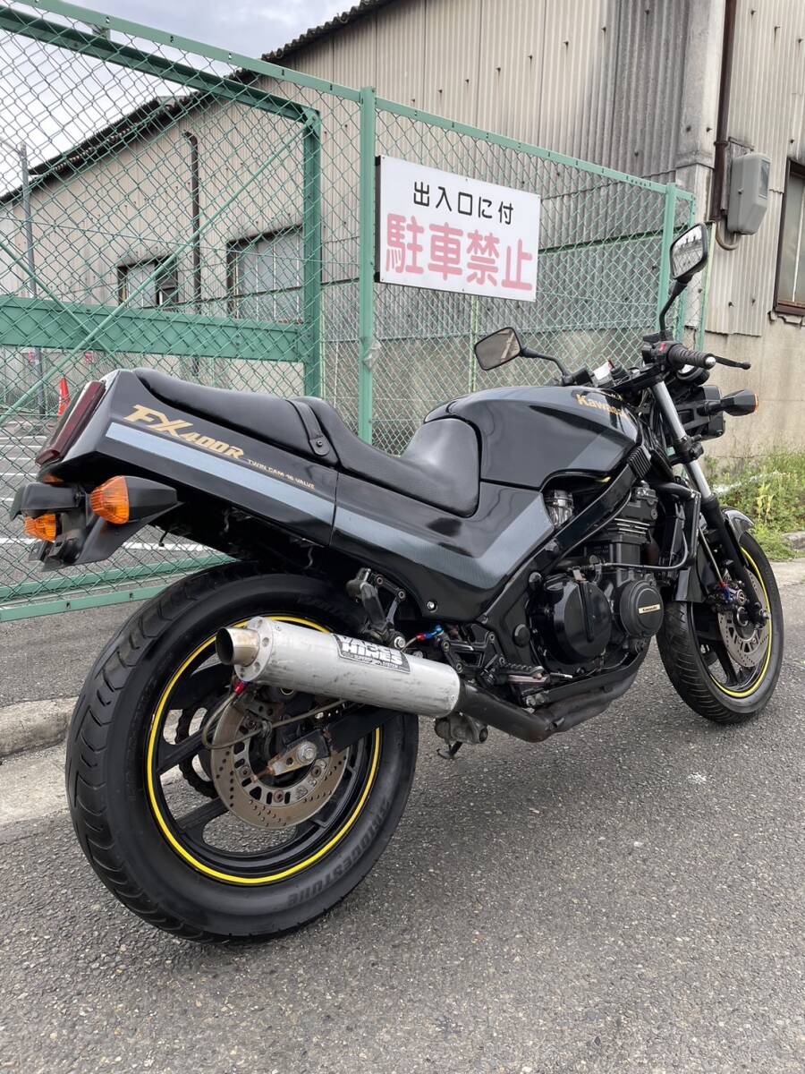  Kawasaki FX400R ZX400D 16320km engine actual work 400.S63 year registration commuting * going to school etc. document equipped from Osaka selling out 