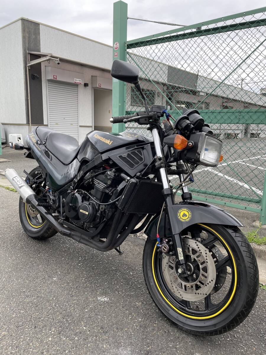  Kawasaki FX400R ZX400D 16320km engine actual work 400.S63 year registration commuting * going to school etc. document equipped from Osaka selling out 