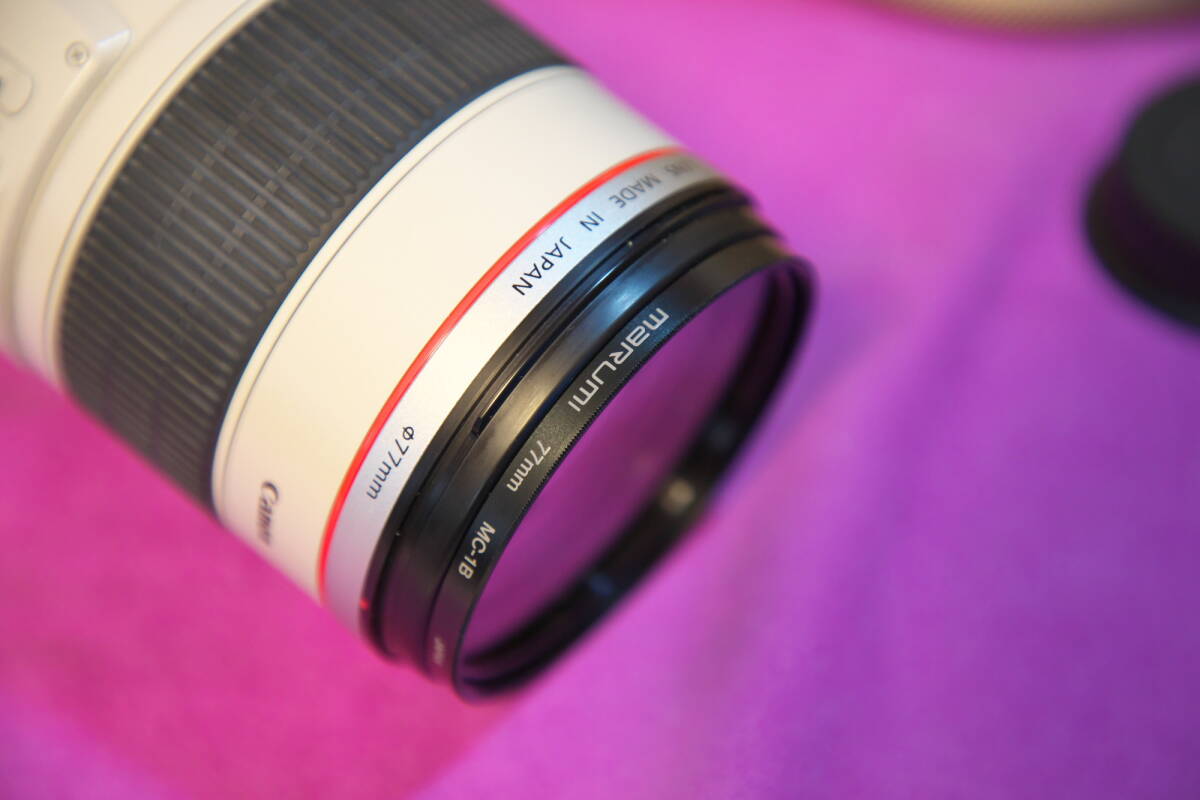  Canon キヤノン 望遠ズームレンズ EF70-200mm F2.8L IS USM 中古 箱付き 動作確認 送料込_画像7