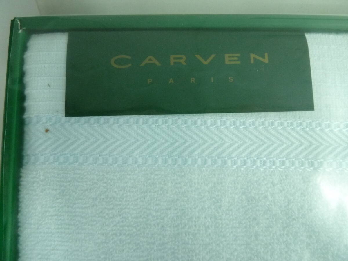 ＃ CARVEN 花 刺繍 タオルシーツ ブルー 140X240㎝ 綿100％の画像3