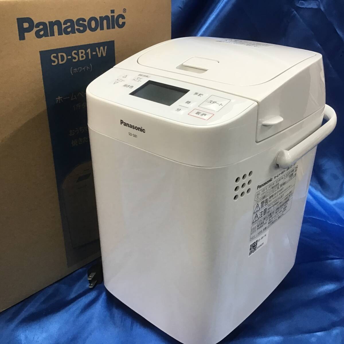 美品 Panasonic パナソニック ホームベーカリー SD-SB1-W ホワイト 1斤タイプ 2020年製 通電確認 使用回数 極少品 の画像1