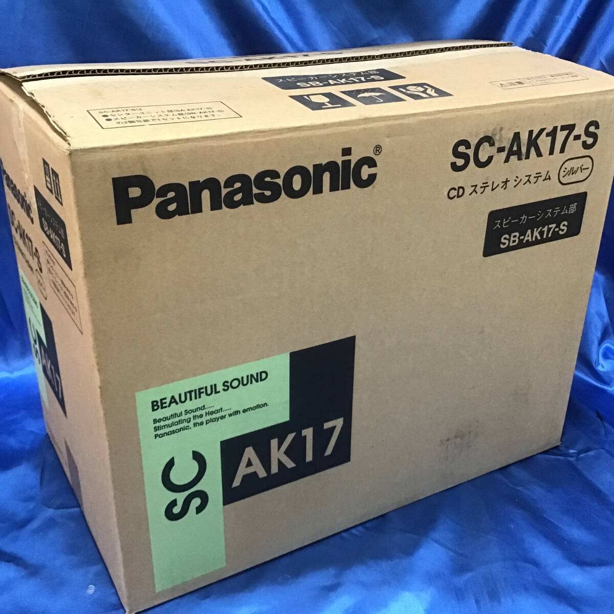 Panasonic パナソニック スピーカー システム SC-AK17-S 元箱付 動作品_画像1