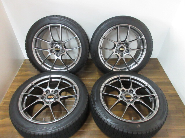 【送料無料・税込み】BBS RF RF525 18in7.5J+50 5穴114.3 BS BLIZZAK VRX2 225/45R18 レヴォーグ/ヴェゼル/WR-V 他の画像1