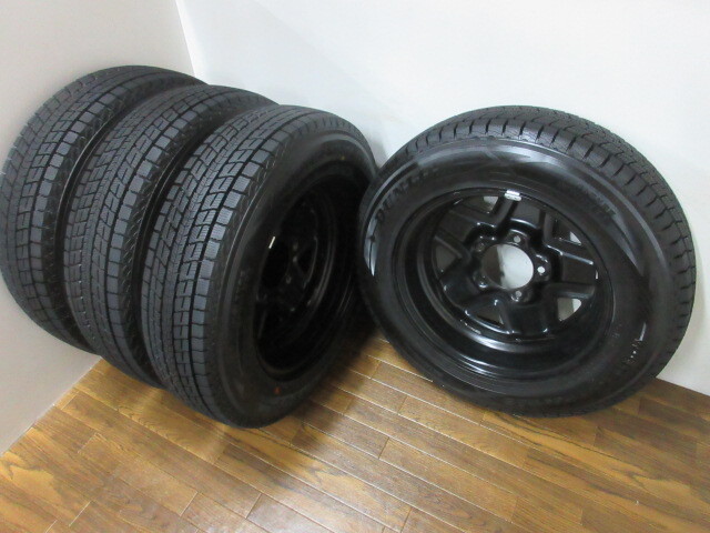 【送料無料・税込み】スズキ JB64 ジムニー 純正 スチール 16in5.5J+22 5穴PCD139.7 DL WINTERMAXX SJ8 175/80R16_画像9