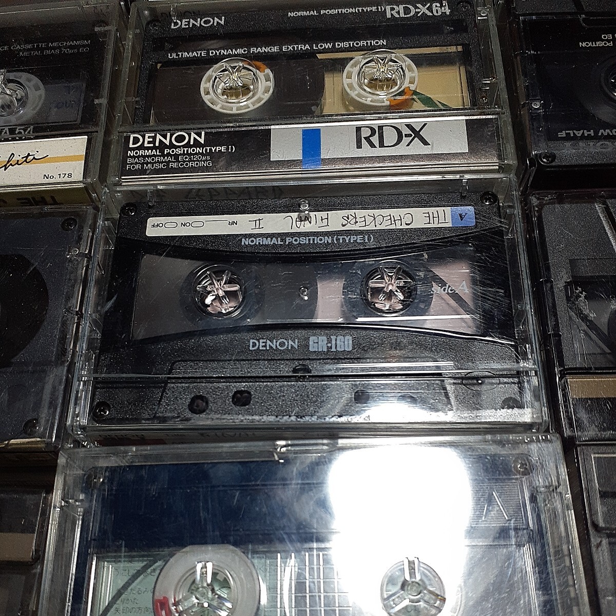カセットテープ DENON TDK SONY maxell その他  記録媒体 メタル ハイポジ ノーマル 中古品 まとめて 250本以上 約18kg 使用済みの画像5