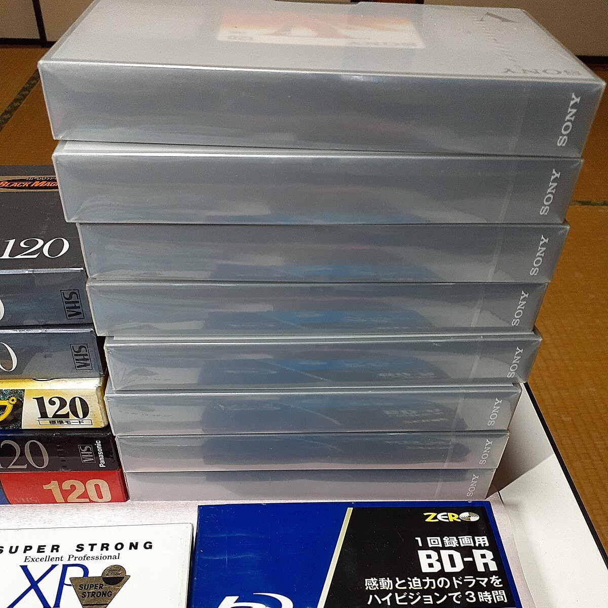 記録媒体　未使用 カセットテープ　MD BD-R Hi8 ビデオテープ　MF-2 その他まとめて　maxell TDK SONY Victor　その他まとめて大量_画像10
