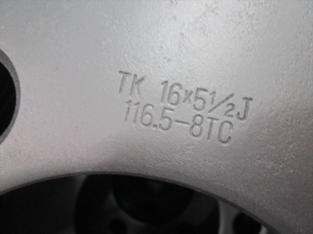 送料無料 いすゞ エルフ 日産 アトラス マツダ タイタン TOPY製 TK16×5.5J 116.5-8TC 5穴 両面再塗装 1本価格 在庫多数の画像2