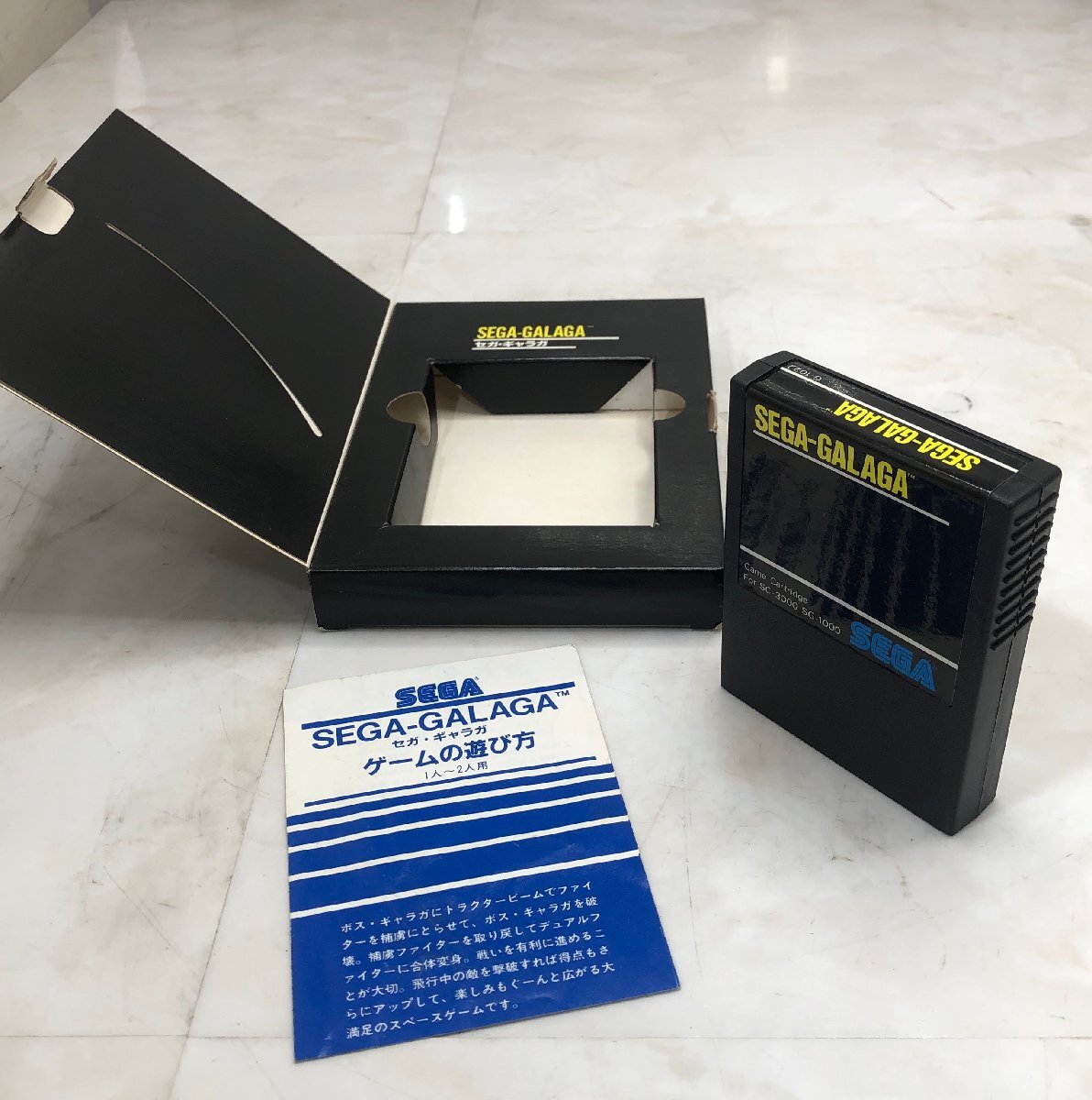 $M$ 激レア SEGA セガ SEGA-GALAGA セガギャラガ SG-1000 SC-3000 ゲームカセット ジャンク 当時物 A2404-006の画像5