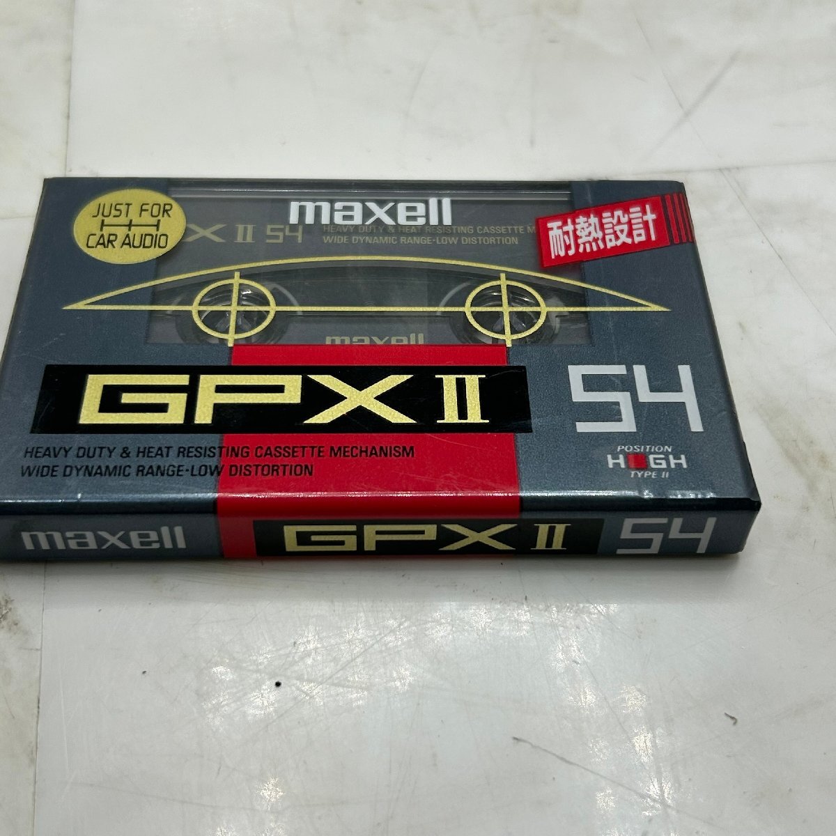 ΩMΩ maxell GPXⅡ54 sound rcceleration 未使用品 セット ΩP240415_画像3