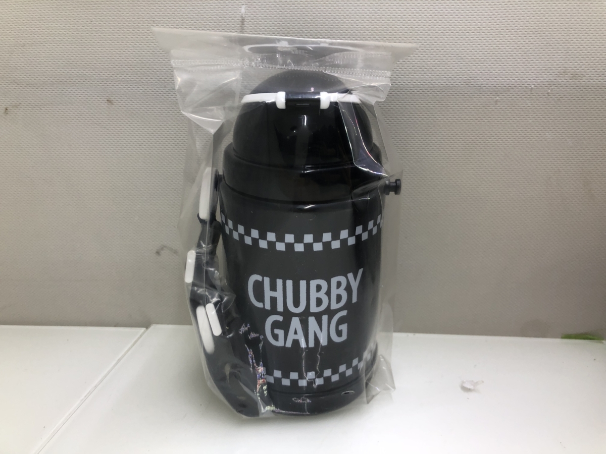 ♭M♭CHUBBY GANG チャビーギャング ノベルティ ストロータイプ 水筒 400ml 非売品 未使用 J-231010_画像2