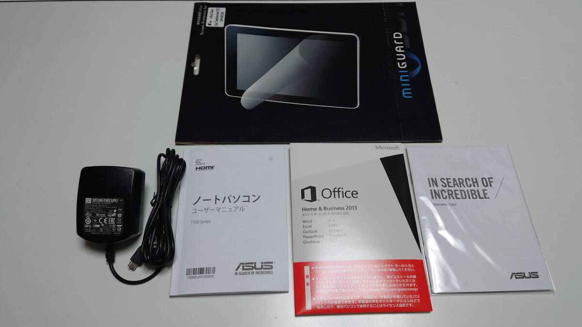 【備品】ASUS TransBook T100TA T100TA-RED-S [レッド] HDD500GB搭載 箱付きの画像9
