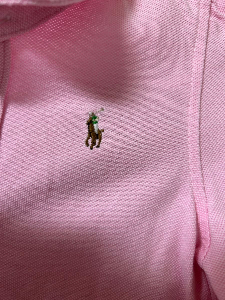 【90】 POLO RALPH  LAUREN ポロラルフローレン　ポロシャツ　シャツ　ピンク