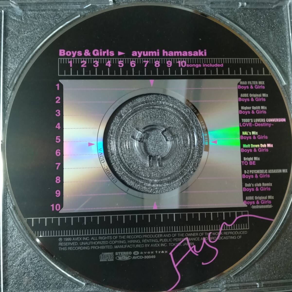 ◎◎ 浜崎あゆみ「Boys & Girls」 同梱可 CD シングル スリムケース_画像4