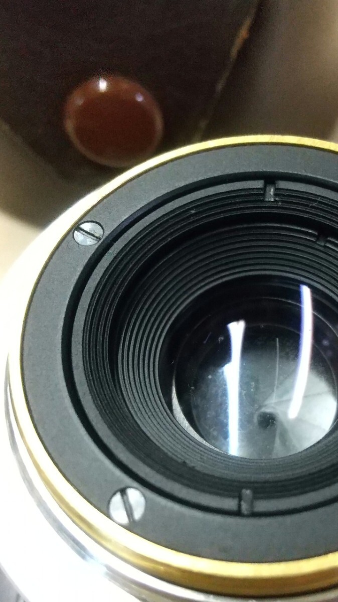 Canon キヤノン WIDE-ANGLE CANON LENS 35mm f:2.8 カメラレンズ ケース メタルフード付きの画像8