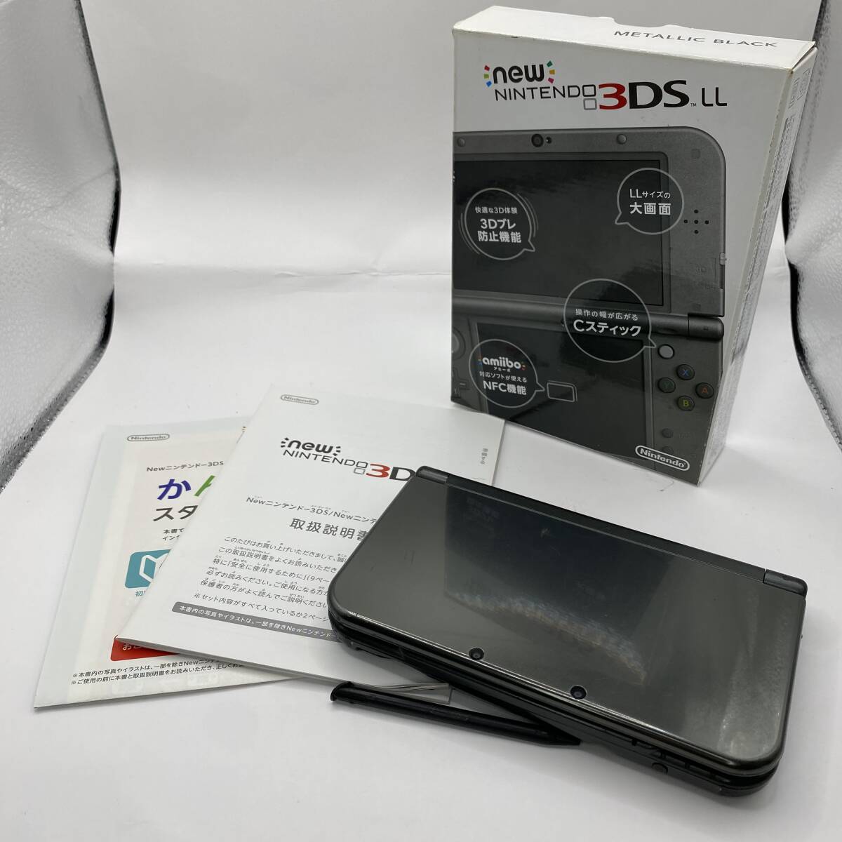 Newニンテンドー3DS LL メタリックブラック　箱付き