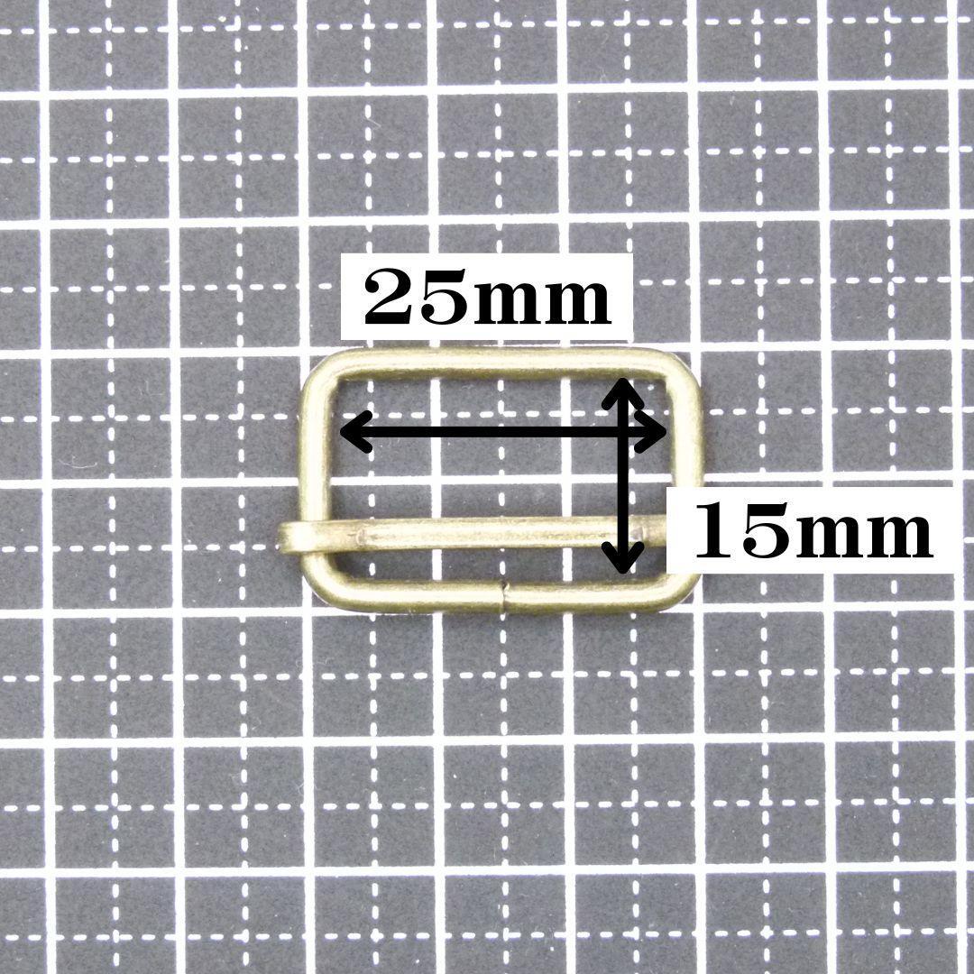 リュックカン アンティークゴールド 内径25mm 18個セットの画像2