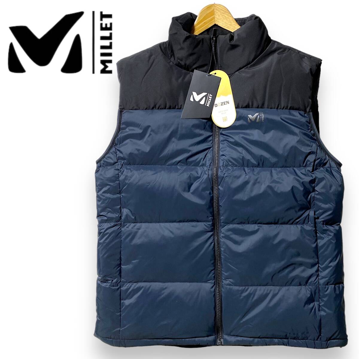 【L】新品 ミレー RDSグースダウン ダウンベスト MILLET 韓国限定モデル 撥水 防寒 保温 軽量 インナーダウン アウトドア L メンズ ◆R271