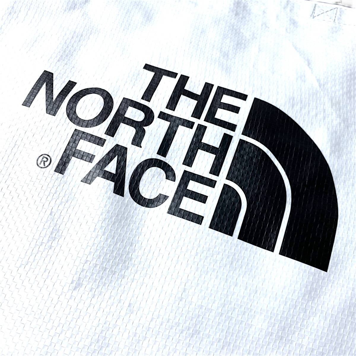 【L】新品 ノースフェイス ショッピングバッグ トートバッグ THE NORTH FACE ショッパー バッグ Lサイズ 白 エコバッグ ◆R-gの画像5